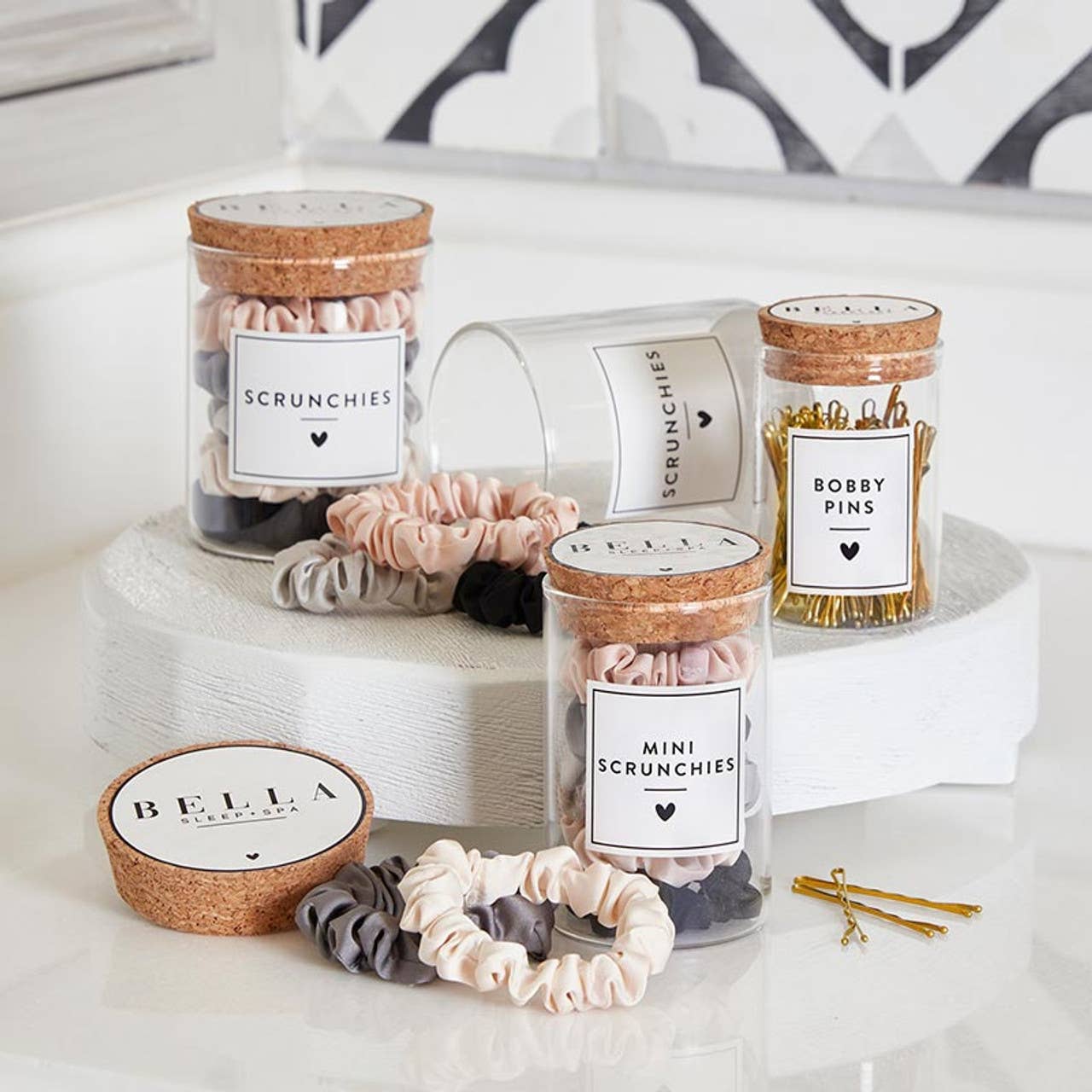 Gold Bobby Pins in Jar - Standard (100 pcs)