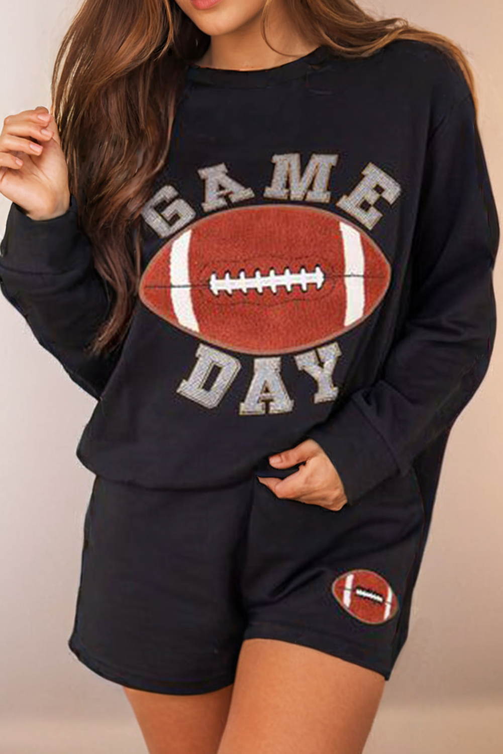 GAME DAY Football Graphic Pullover Set