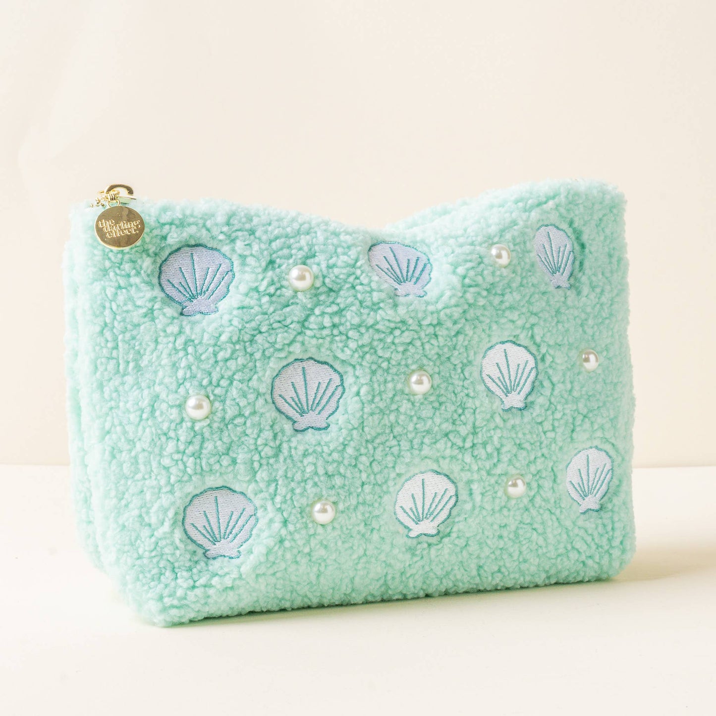 SEASHELL + PEARLS Teddy Pouch
