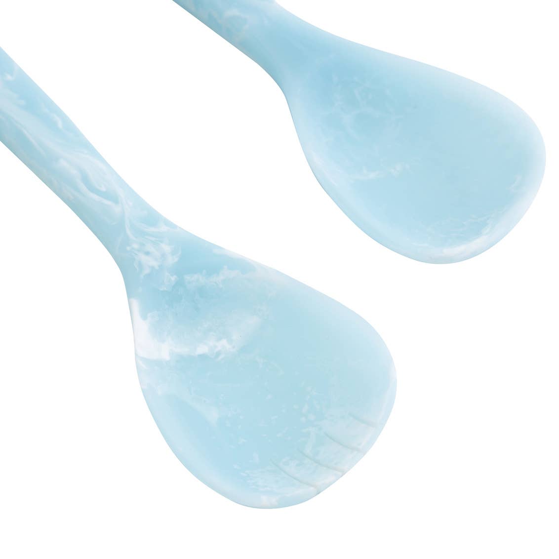 Lucente Matte Blue Resin Salad Servers