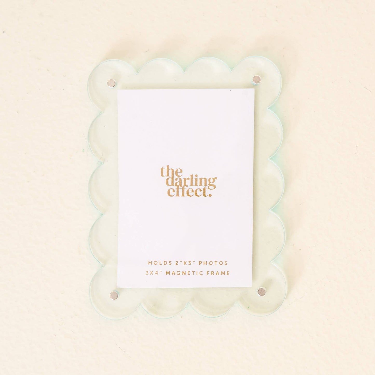 Mini Acrylic Picture Frame Magnet 'Pale Blue'