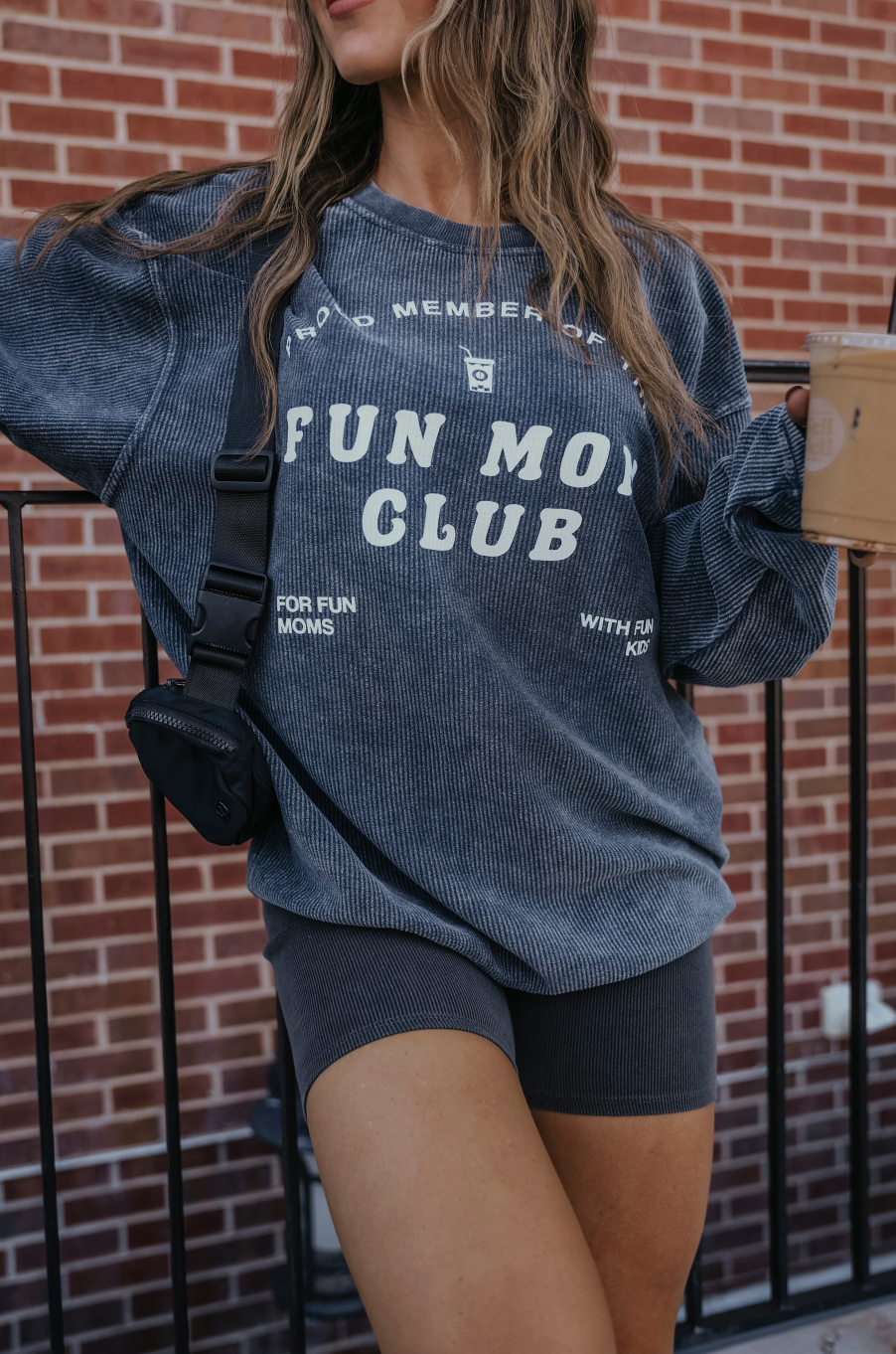 Fun Mom Club Corded Sweatshirt