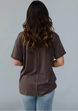 Brown Whiskey Weather Tee