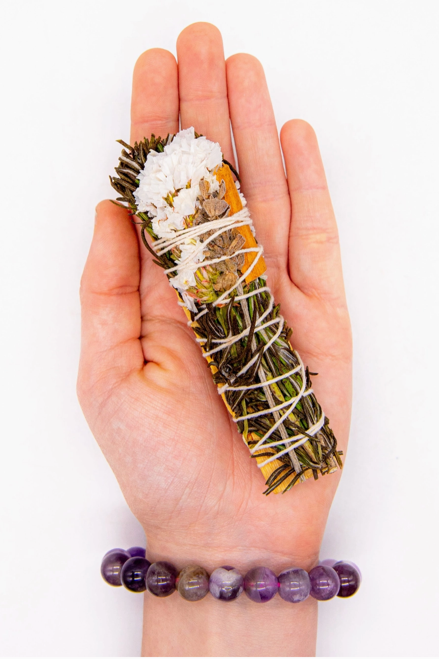 Palo Santo Floral Herb Smudge