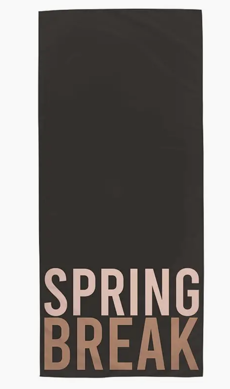 SPRING BREAK- Quick Dry Beach Towel