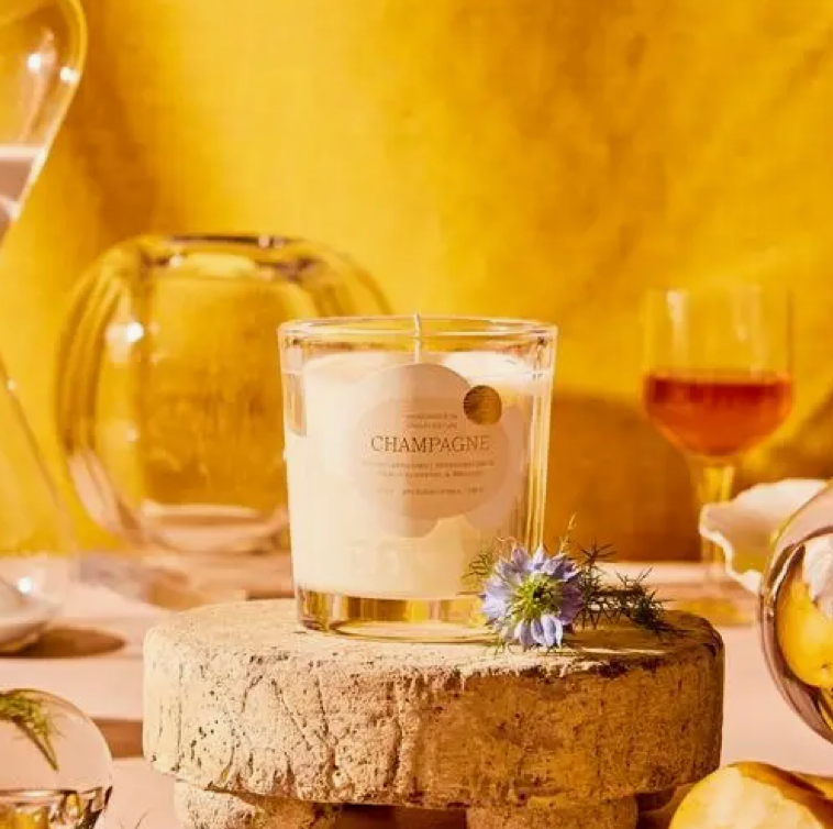 Rewined Champagne Candle
