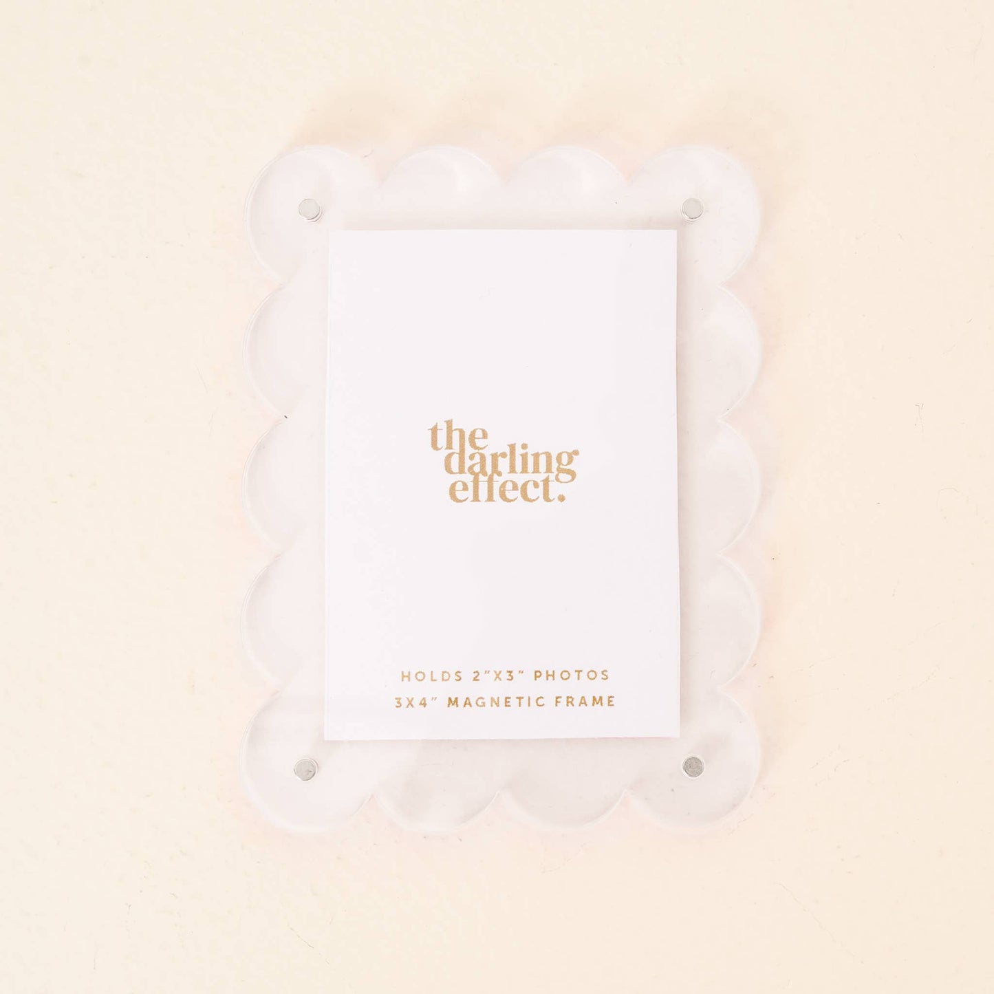 Mini Acrylic Picture Frame Magnet 'Clear'