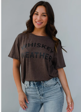 Brown Whiskey Weather Tee