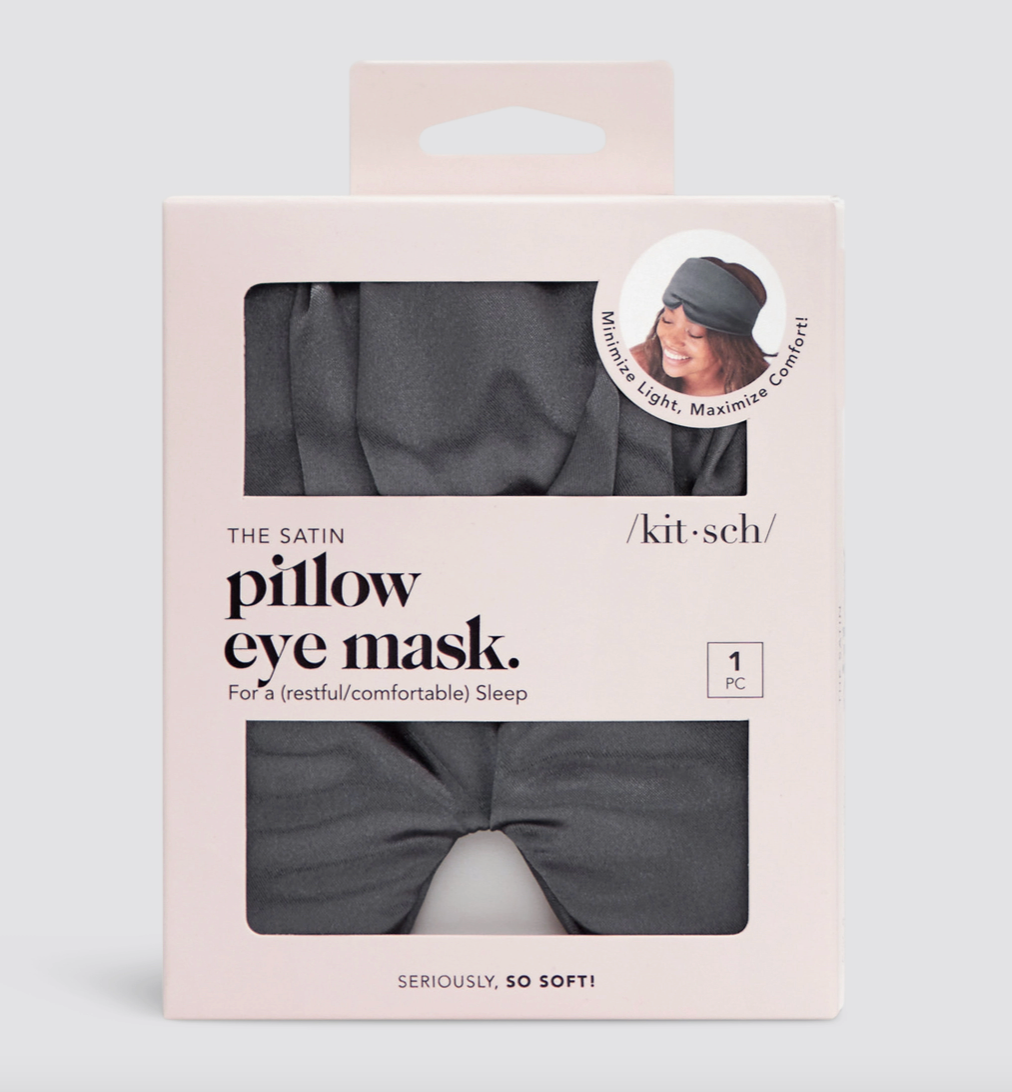 The Pillow Eye Mask Charcoal