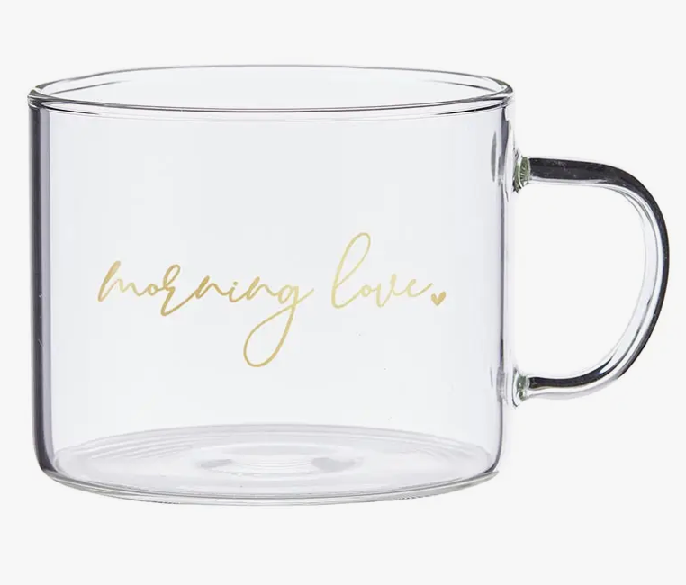 Morning Love Glass Mug