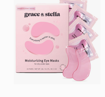 Pink Moisturizing Eye Masks