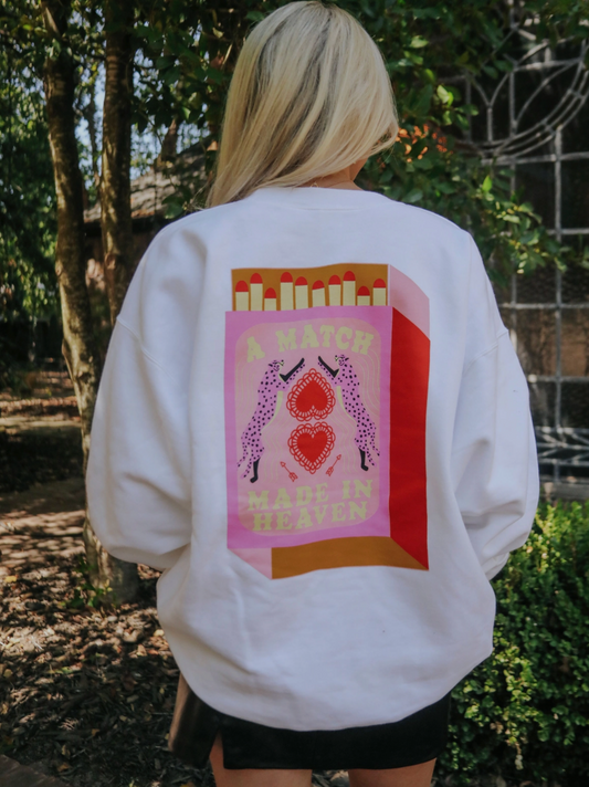 Burning Love Sweatshirt (Front + Back)