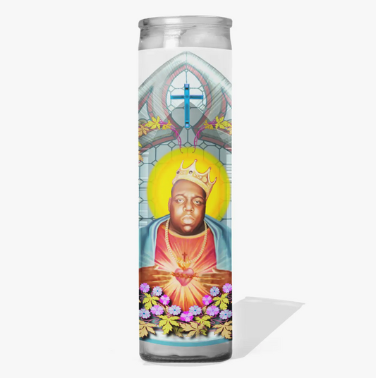 Biggie Smalls Saint Candle