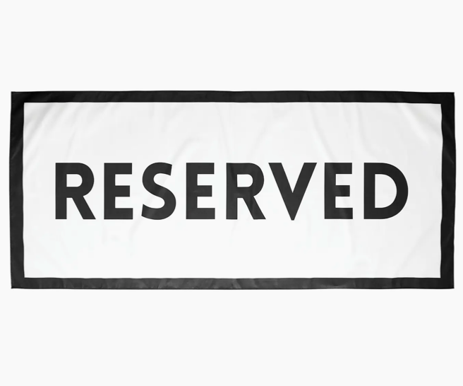 RESERVED- Quick Dry Beach Towel