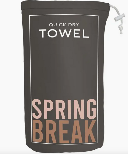 SPRING BREAK- Quick Dry Beach Towel