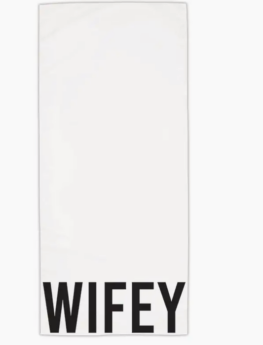 WIFEY- Quick Dry Beach Towel