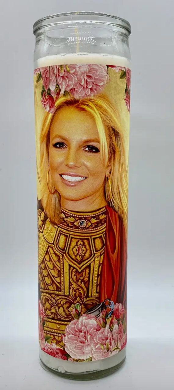 Saint Princess of Pop Candle - Britney Spears