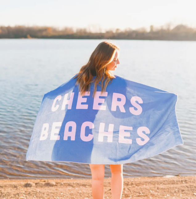 Cheers Beaches Bachelorette Beach Towel