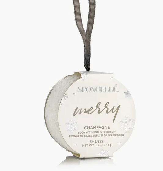 Champagne Holiday Ornament Buffer