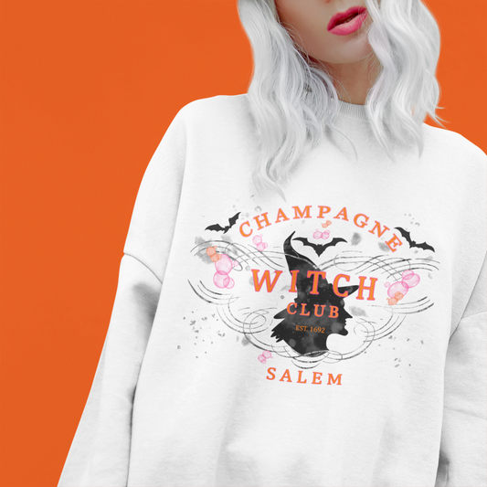 Witch Club  Halloween Crewneck Sweatshirt