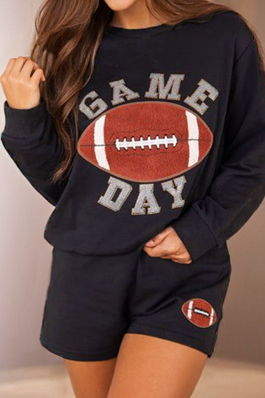 GAME DAY Football Graphic Pullover Set